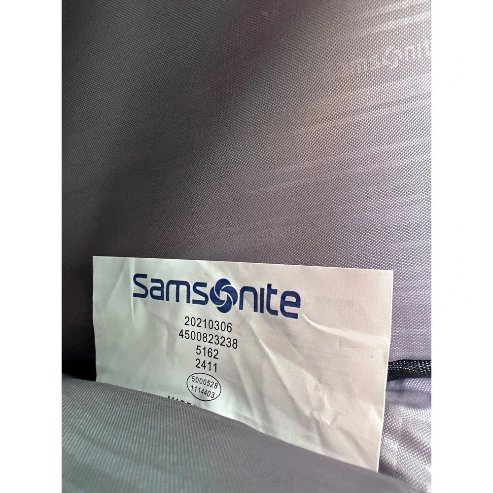 Samsonite Briefcase Shoulder Bag 2way Nylon Black Crossbody Laptop Computer